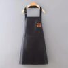 Kochschürze - Grillschürze mit Taschen Schwarz