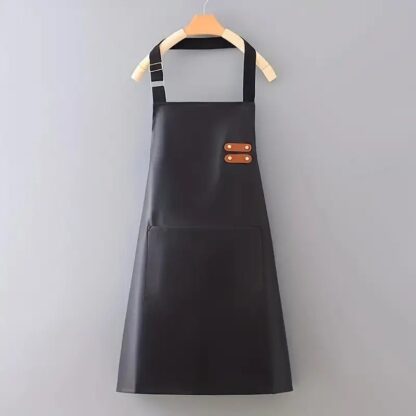 Kochschürze - Grillschürze mit Taschen Schwarz