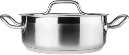 Kochtopf Ebbe 26 cm Vielseitiger Edelstahltopf mit Deckel für die Küche