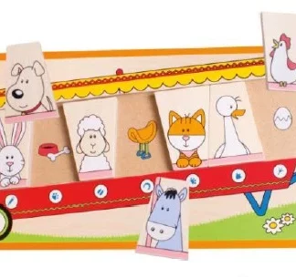 Legepuzzle Tierkinder