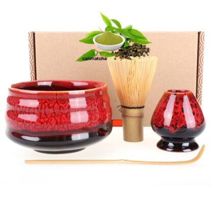 Matcha Grün Tee Set Reddo inkl. Matcha Besen - Image 7