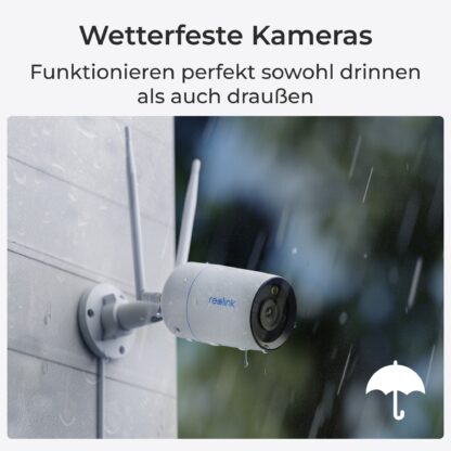 Reolink NVS12-8MB4W - 4K Überwachungs Set inkl. 4 Kameras und 2TB HD - Image 3