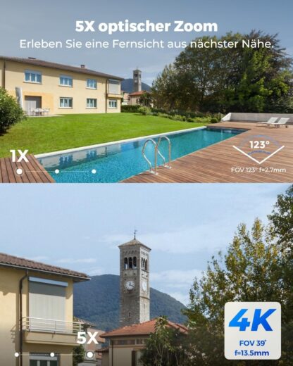 Reolink RLC-843A - P437, 4K PoE Kamera mit opt. 5x Zoom, vandalensicher - Image 2