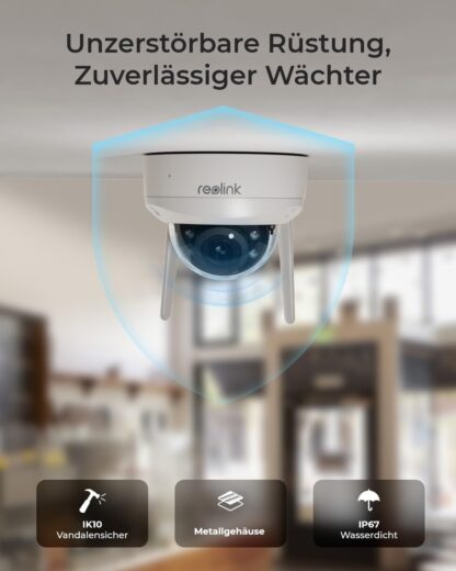 Reolink RLC-843WA - W437 4K WiFi Kamera Vandalismus geschützt, 5x Zoom - Image 2