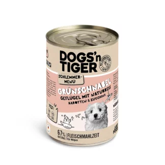 Schlemmermenü Hund Grünschnabel 400g