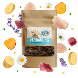 Snack Hund Verdauungsfördernder Geflügel Snack 80g