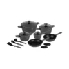 15-teiliges Kochgeschirr-Set matt Anthracite Collection