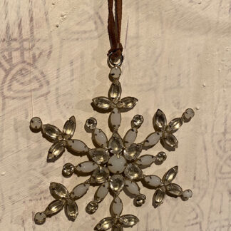 Schneeflocke Antik Gold