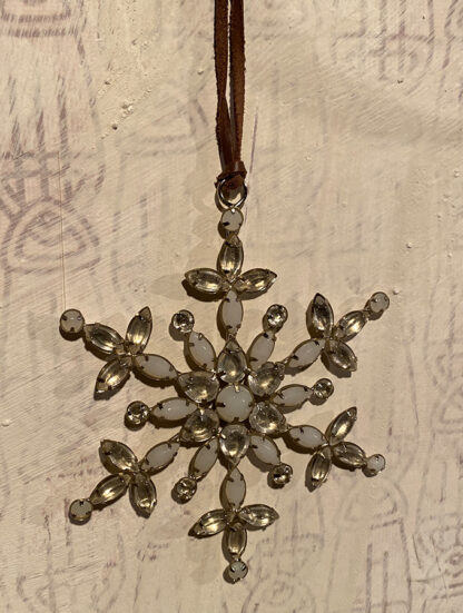 Schneeflocke Antik Gold