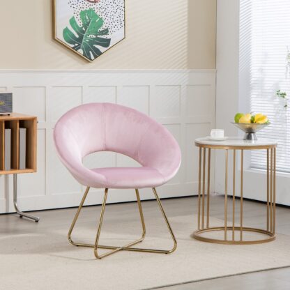 Sessel Samt VALS rosa - Image 2