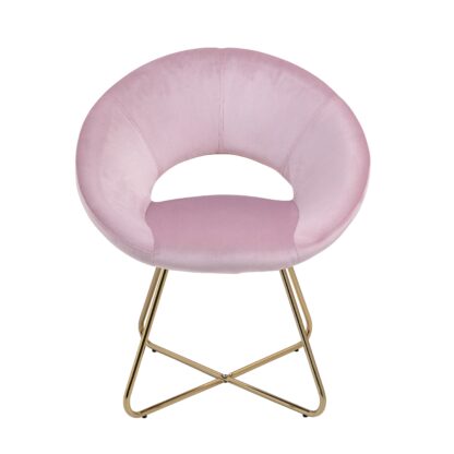 Sessel Samt VALS rosa - Image 3