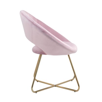 Sessel Samt VALS rosa - Image 4