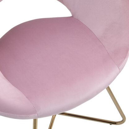 Sessel Samt VALS rosa - Image 5