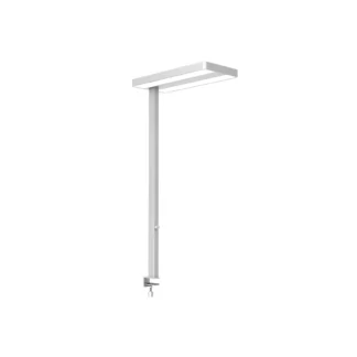 LED Büro-Leuchte mit Tischklemme Flare dimmbar silber