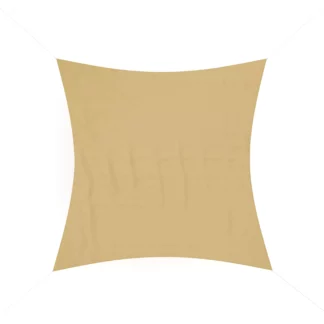 Sonnensegel Polyester Quadrat 3.6 x 3.6 m beige