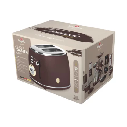 Toaster matt bordeaux Leonardo Collection - Image 4