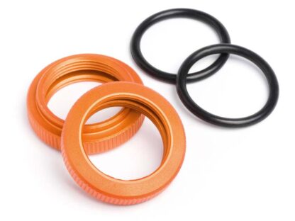 SHOCK ADJUSTER NUT 20mm (ORANGE/2pcs)