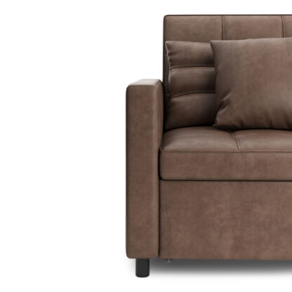 Sessel Leder mit Schlaffunktion LINO braun - Image 8