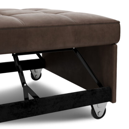 Sessel Leder mit Schlaffunktion LINO braun - Image 9