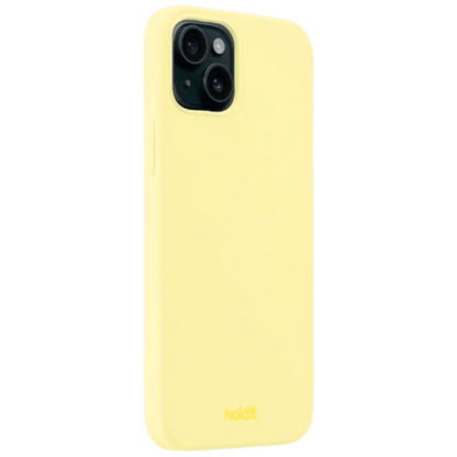 Holdit Silikon Back Cover Gelb Apple iPhone 15 Plus - Image 2