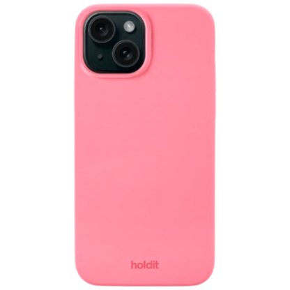 Holdit Silikon Back Cover Rosa Apple iPhone 15