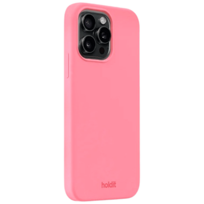 Holdit Silikon Back Cover Rosa Apple iPhone 15 Pro Max - Image 2