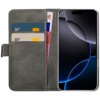 Mobilize Pu-Leder Book Hülle Schwarz Apple iPhone 16 Pro