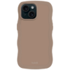 Holdit Wavy TPU Back Cover Braun Apple iPhone 13/14/15