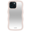 Holdit Wavy TPU Back Cover Beige/Spiegel Apple iPhone 13/14/15