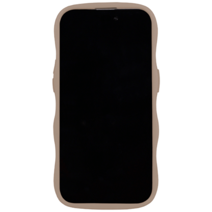 Holdit Wavy TPU Back Cover Braun Apple iPhone 13/14/15 - Image 3