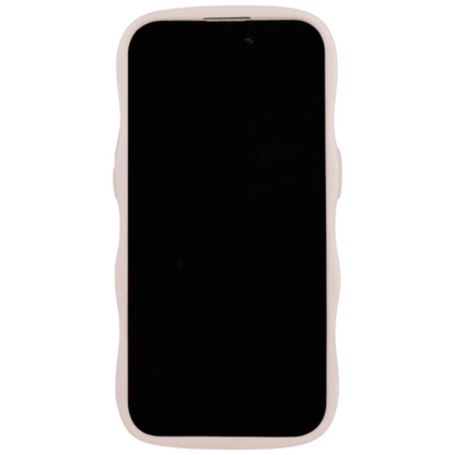 Holdit Wavy TPU Back Cover Beige/Spiegel Apple iPhone 13/14/15 - Image 3