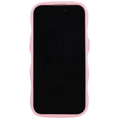 Holdit Wavy TPU Back Cover Rosa Apple iPhone 13/14/15 - Image 3