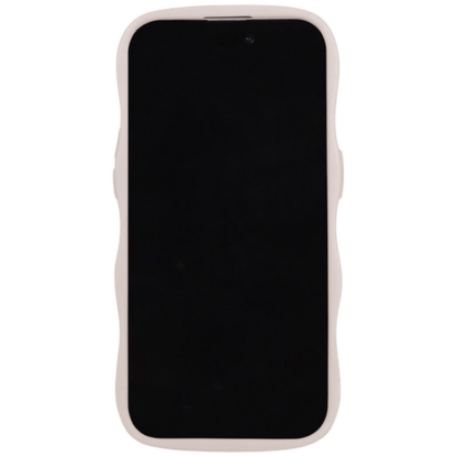 Holdit Wavy TPU Back Cover Durchsichtig/Beige Apple iPhone 13/14/15 - Image 3