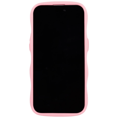 Holdit Wavy TPU Back Cover Durchsichtig/Rosa Apple iPhone 13/14/15 - Image 3