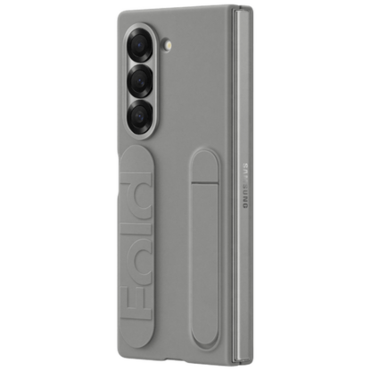 Samsung Silikon Back Cover Grau Samsung Galaxy Z Fold 6 - Image 4