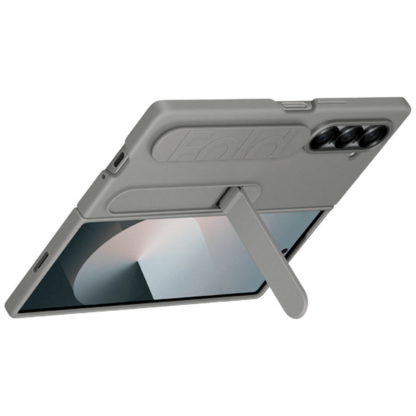 Samsung Silikon Back Cover Grau Samsung Galaxy Z Fold 6 - Image 5