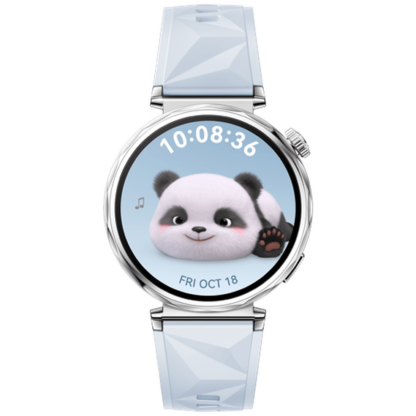 Huawei Watch GT 5 41mm Silber (Blaues Gummi Armband)
