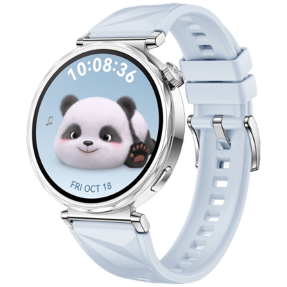 Huawei Watch GT 5 41mm Silber (Blaues Gummi Armband) - Image 2
