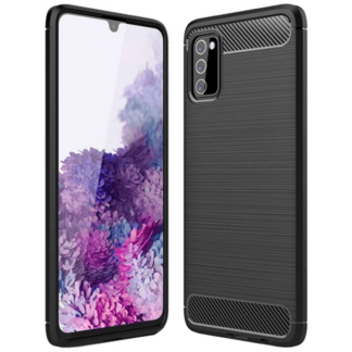Just in Case Rugged TPU Back Cover Schwarz Samsung Galaxy A03s