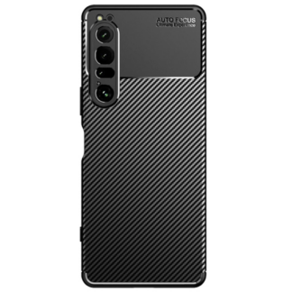 Just in Case Rugged TPU Back Cover Schwarz Sony Xperia 1 IV