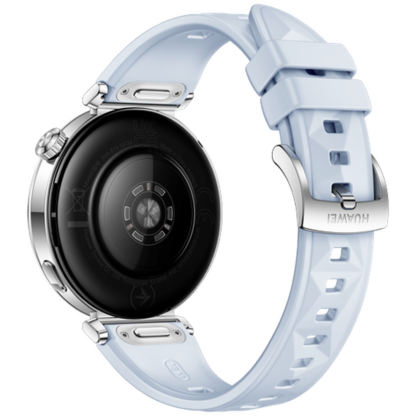Huawei Watch GT 5 41mm Silber (Blaues Gummi Armband) - Image 6