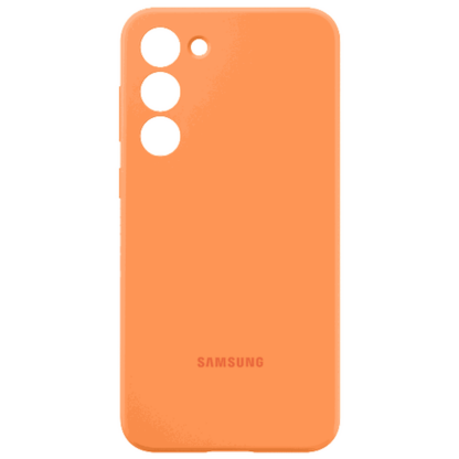 Samsung Silikon Back Cover Orange Samsung Galaxy S23+
