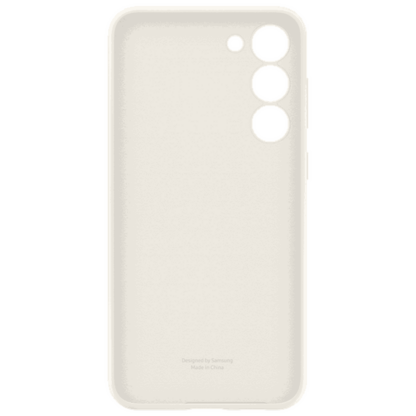 Samsung Silikon Back Cover Weiß Samsung Galaxy S23+ - Image 2