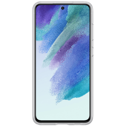 Samsung TPU Back Cover Mit Gurt Weiß Samsung Galaxy S21 FE - Image 4