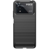 Just in Case Rugged TPU Back Cover Schwarz Poco X4 Pro