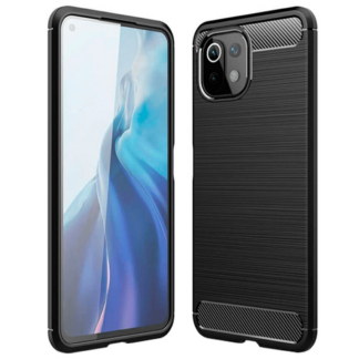 Just in Case Rugged TPU Back Cover Schwarz Xiaomi Mi 11 Lite