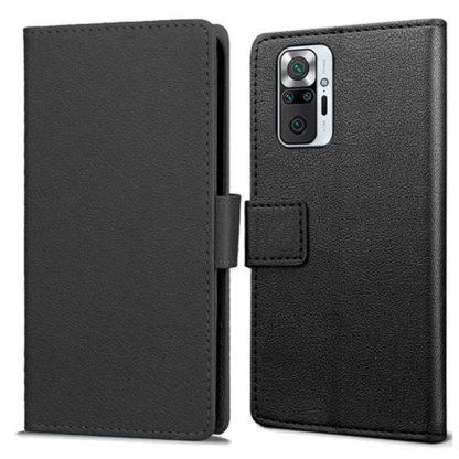Just in Case PU-leder Book Case Schwarz Xiaomi Redmi Note 10