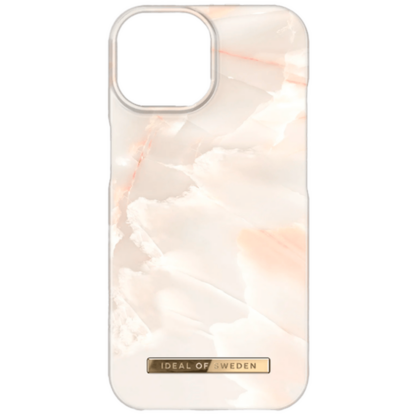 Ideal Of Sweden Kunststoff Back Cover Rose Pearl Marble Apple iPhone 15
