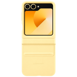 Samsung Pu-Leder Back Cover Gelb Samsung Galaxy Z Flip 6