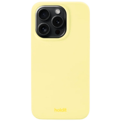 Holdit Silikon Back Cover Gelb Apple iPhone 14 Pro